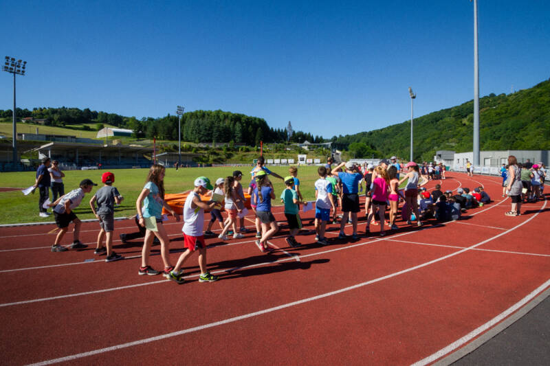 Piste d'athl&eacute;tisme