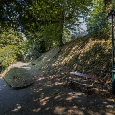 Jardin ombragé du Parc de la Mairie